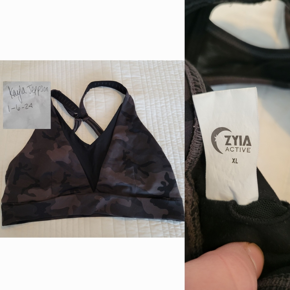 Zyia adjustable bra